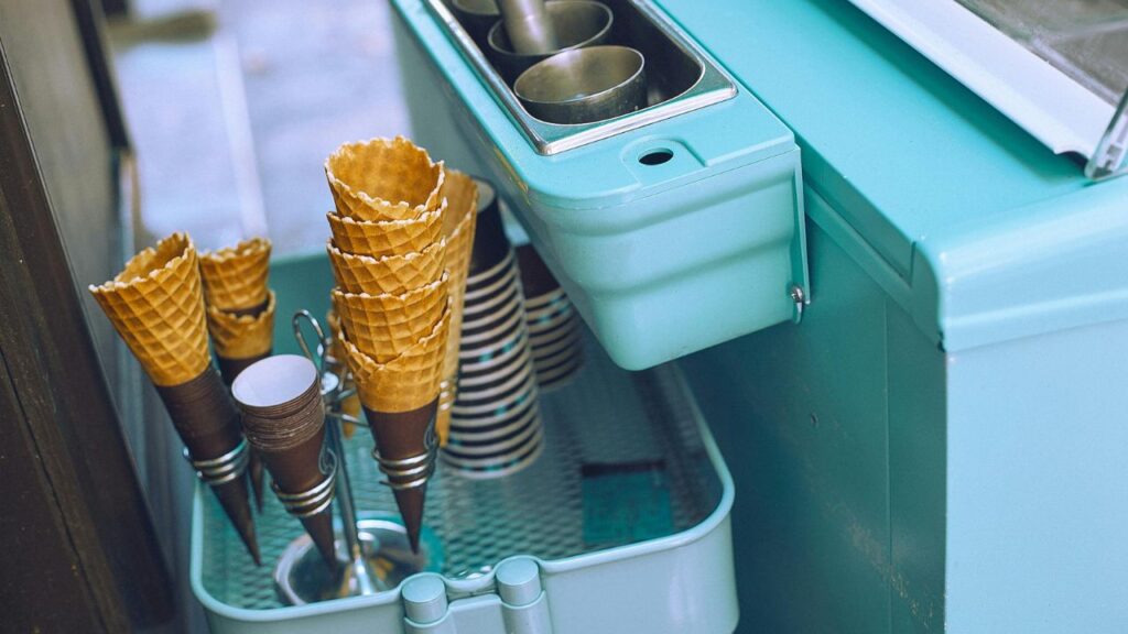 Properly Store Ice Cream in Its Container