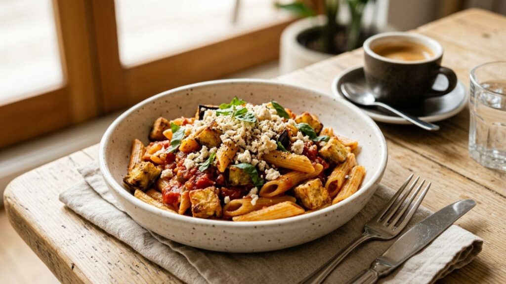 Creative modern versions of Sicilian Rigatoni Alla Norma